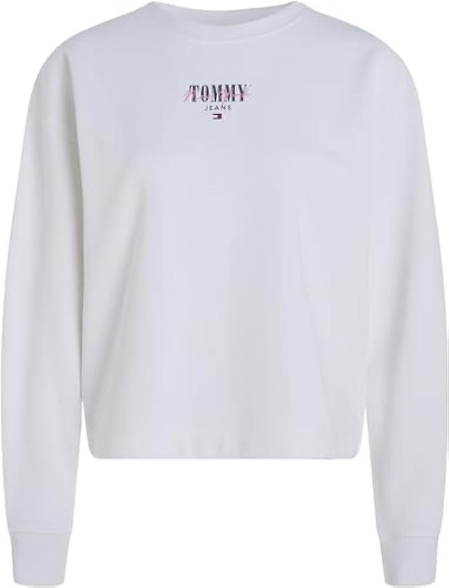 Tommy Jeans Sweat Essential Logo sans Capuche Femme XzNn8xL4
