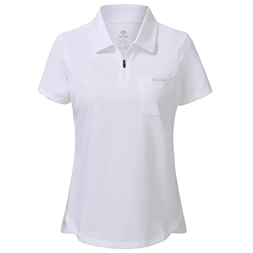 MoFiz Polo Shirt Femme de Sport à Manches Courtes Coton