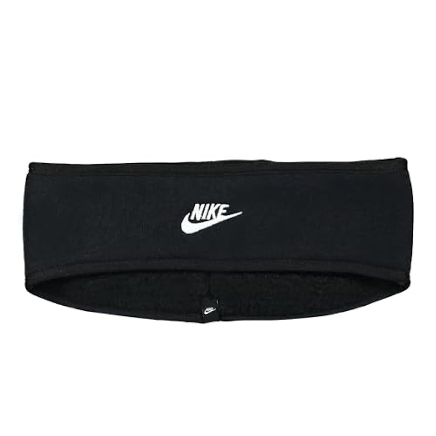 Nike N.100.8899.010.OS Bandeau gaufré pour Femme Noir/B