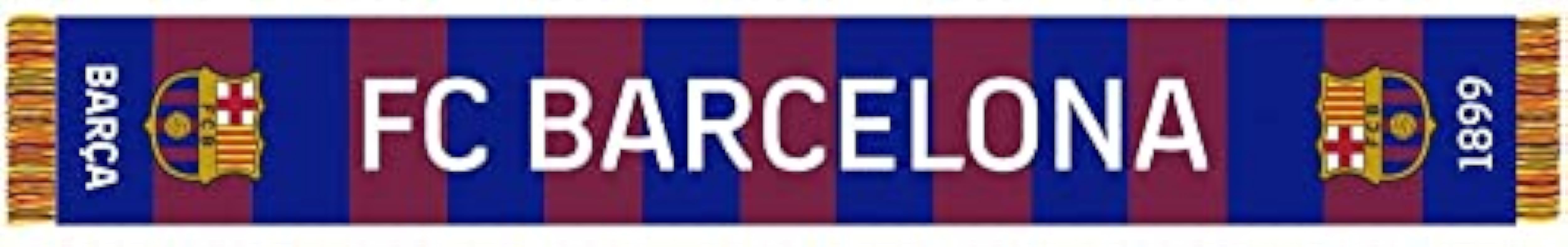 Produit officiel sous licence FC. Barcelona Écharpe Tel