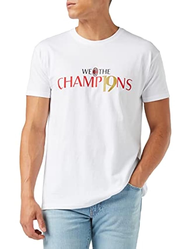 AC Milan We The Champion Scudetto 21/22 T-Shirt Mixte c