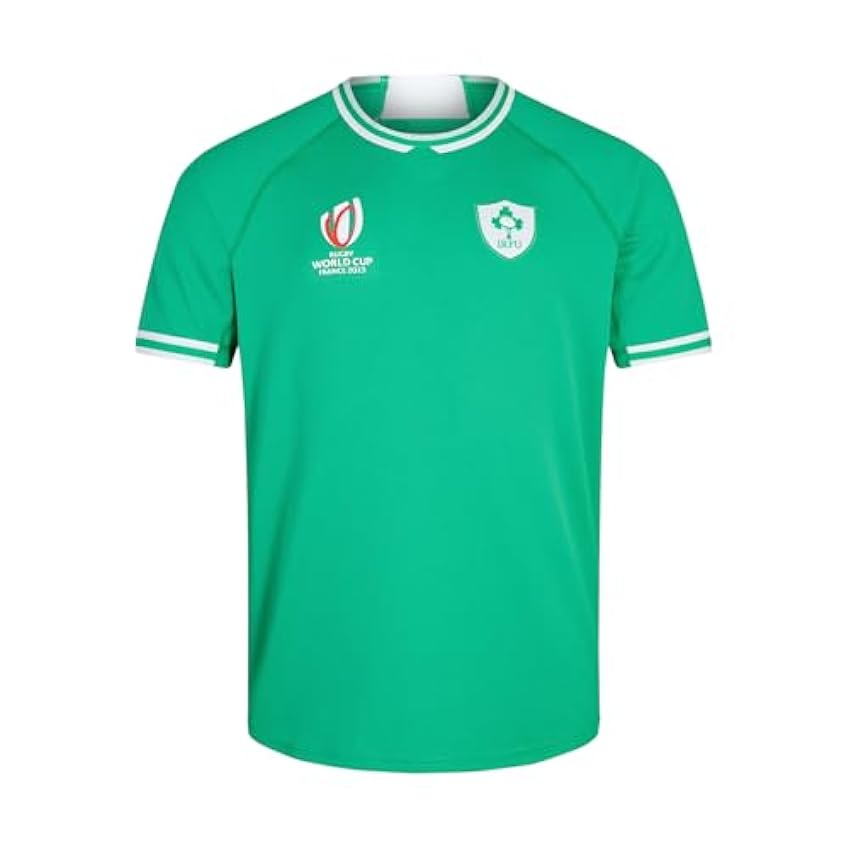 2023 Maillot De Rugby De La Coupe du Monde Irlandaise Maillot Vert Irlande Domicile Extérieur T-Shirt À Manches Courtes D´entraînement À Séchage Rapide pour Hommes A9b3dImS