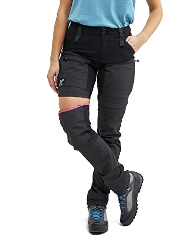 RevolutionRace Femme RVRC GP Pro Zip Off Pants, Pantalo