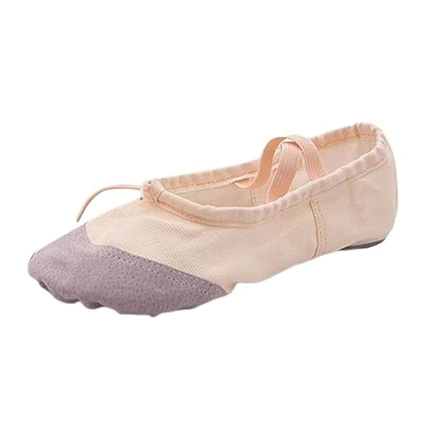 Qianly Femmes Ballet Chaussures Yoga Chaussures Bout Fe