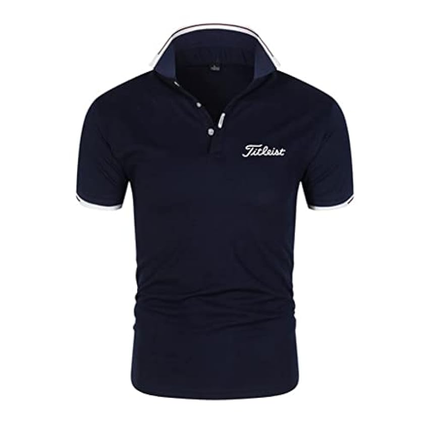 Generic 2 Pièces T-Shirt de Sport de Golf Polo à Revers Imprimé pour Hommes Haut Décontracté à Manches Courtes D´été Hommes d´affaires Pull ZvEg2Is3
