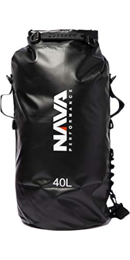 Nava Performance 40L 40 litres Capacité Drybag Dry Sac à Dos avec Rucksack Sac Straps - Noir - Unisexe 0b686pBO