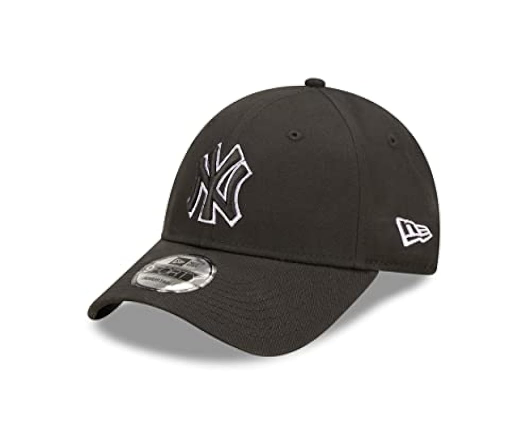 New Era New York Yankees 9Forty Basecap Schwarz verstellbar NY Teamlogo Kappe Cap - One-Size 9mLIjy6J