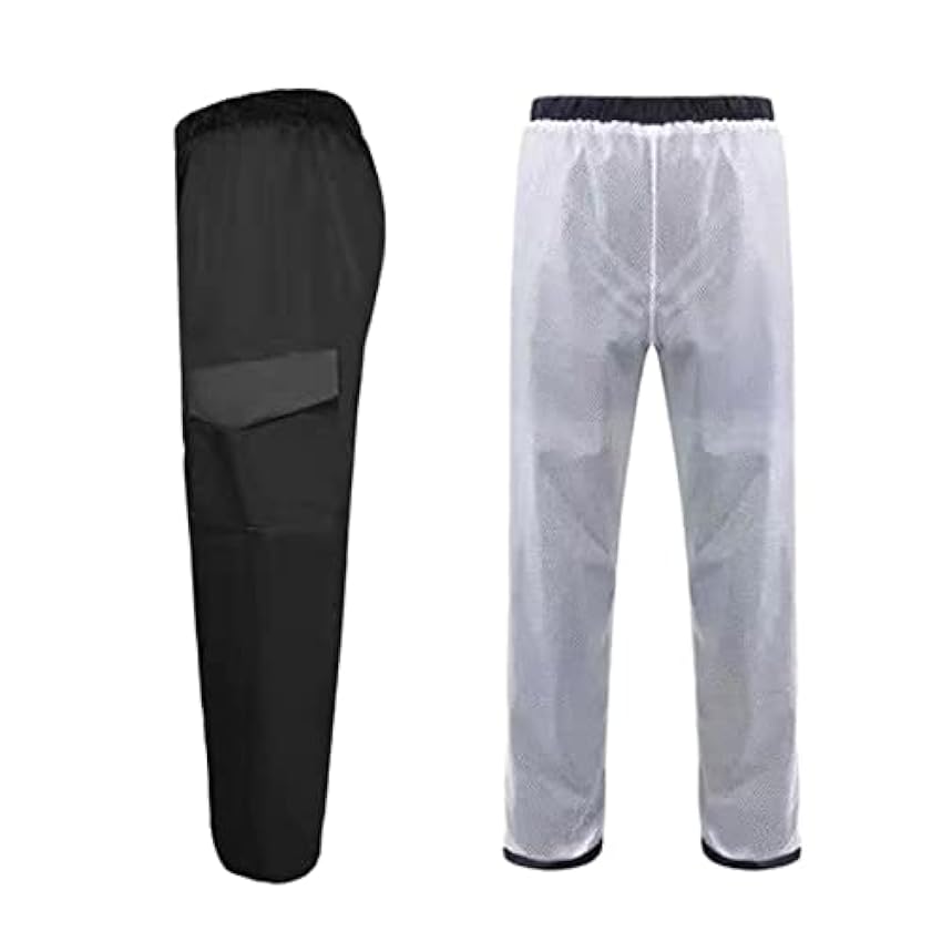 Pantalon de pluie simple pour homme - Imperméable - Épais et résistant à la pluie - Double couche - Respirant - Coupe-vent - Pour la randonnée, le camping, le vélo hnU3RUui