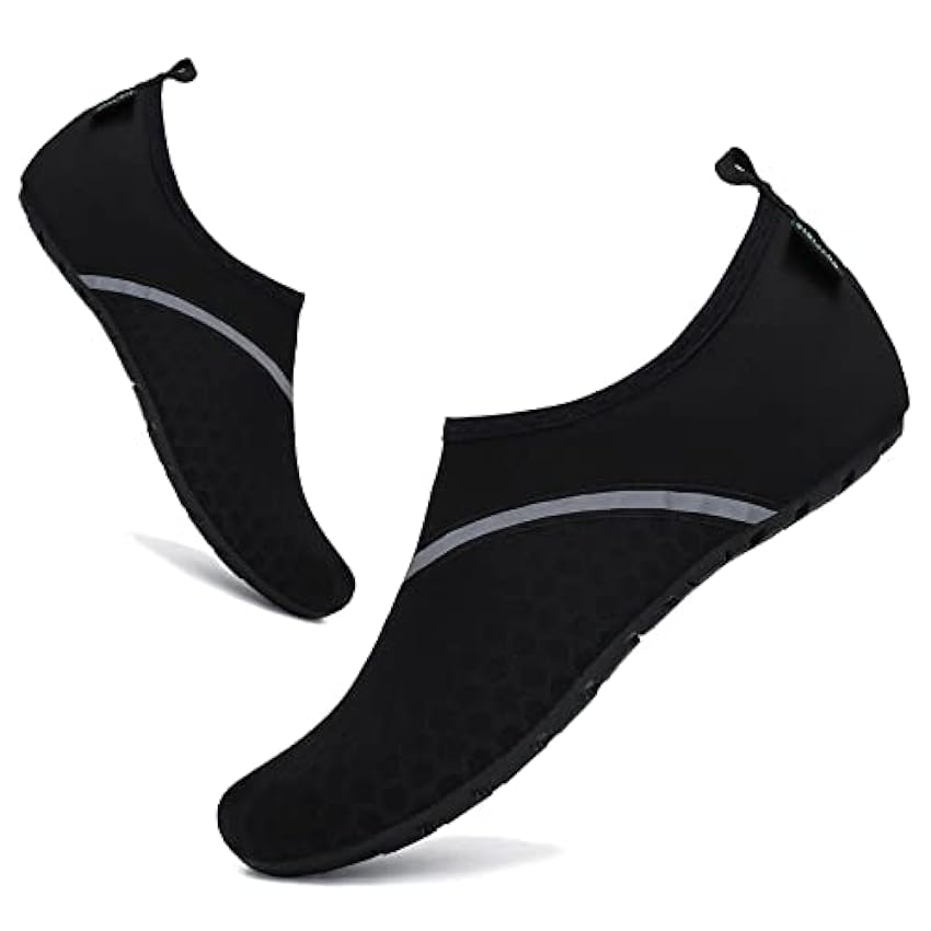 SAGUARO Chaussures Aquatiques Sport Femme Chaussures d´eau Homme Chaussures de Plage Unisexe ieds Nus Shoes pour Séchage Rapide Respirant Yoga Chaussettes GR.37-47 EU ZwjoDnjW