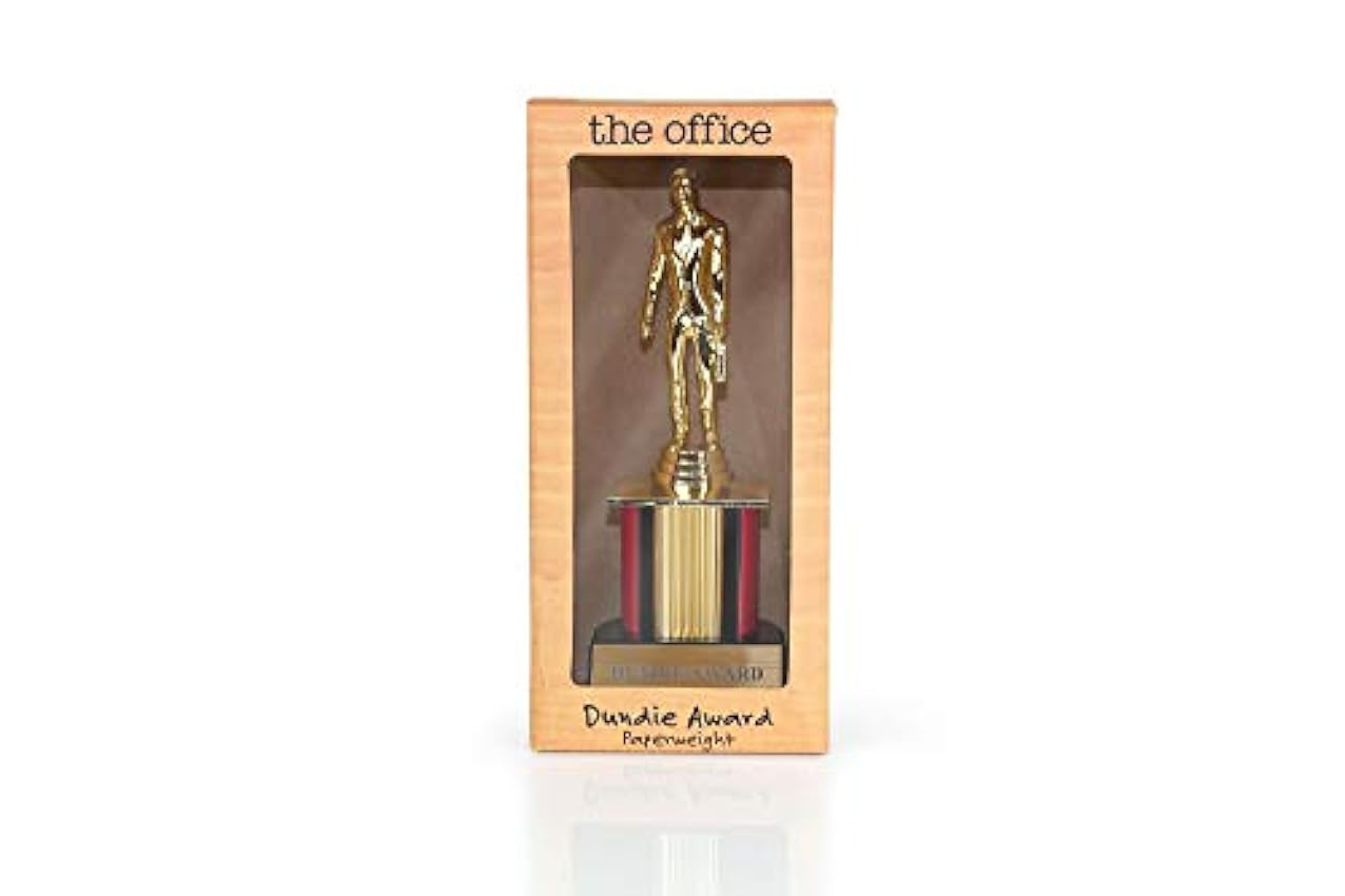 Surreal Entertainment The Office Dundie Award Replica with 6 Interchangeable Plates | 8 inches Tall 06lSxks3