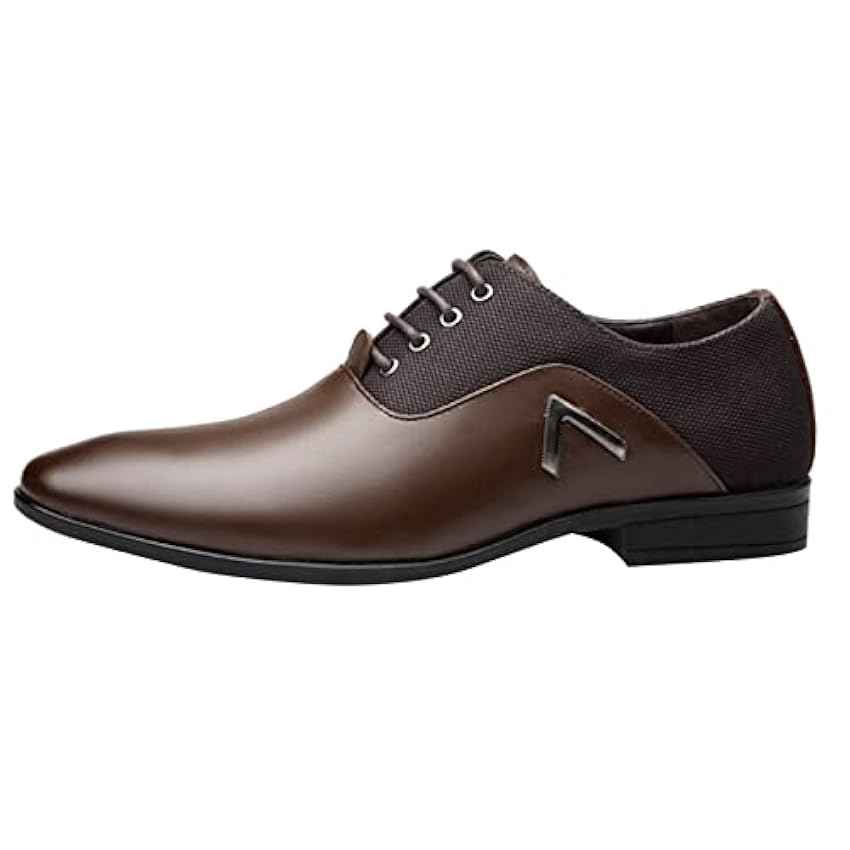 Zannycn Chaussures basses classiques d´affaires respirantes pour homme avec bout pointu Chaussures en cuir décontractées pour homme Chaussures de soirée pour homme k3Fy2LiN