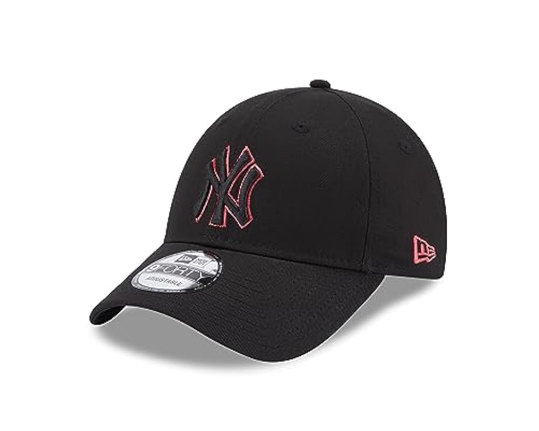New Era New York Yankees MLB Team Outline Black Pink 9F
