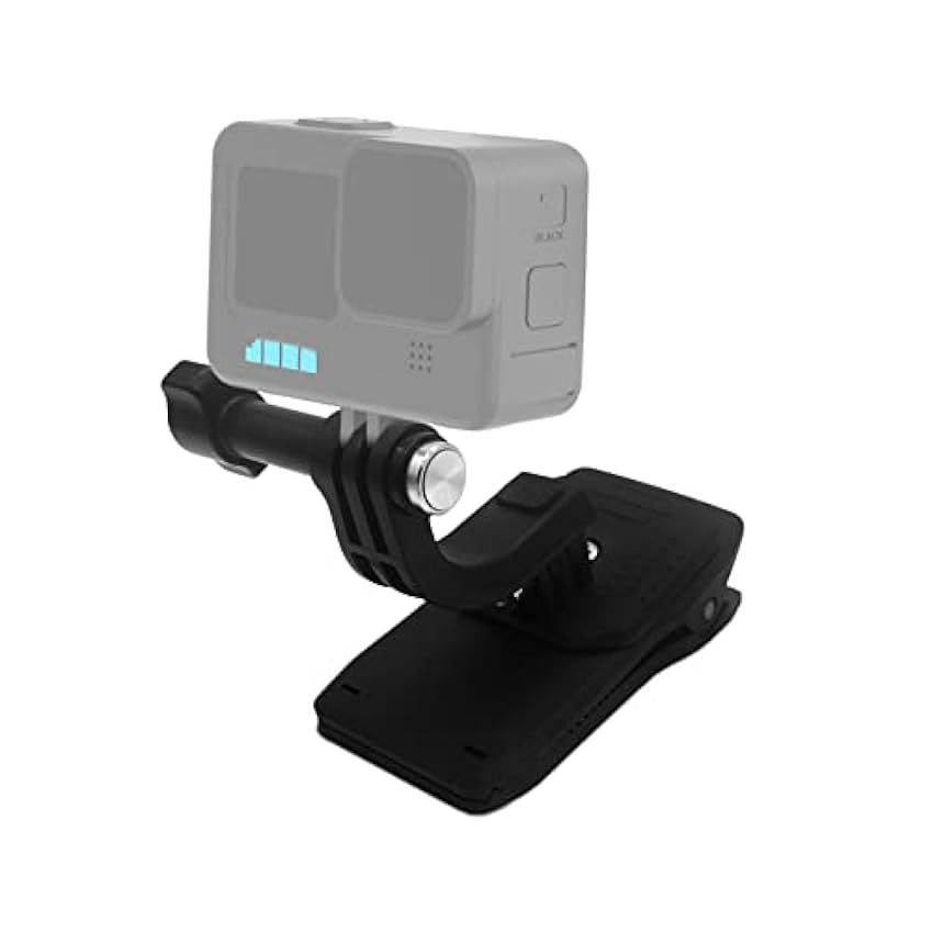 Fututech 360° Support Réglable pour Caméras d´action pour GoPro pour DJI OSMO Action pour Insta360 One R 57-92mm Support de Sac à Dos pour Smartphone LXWGCPAx