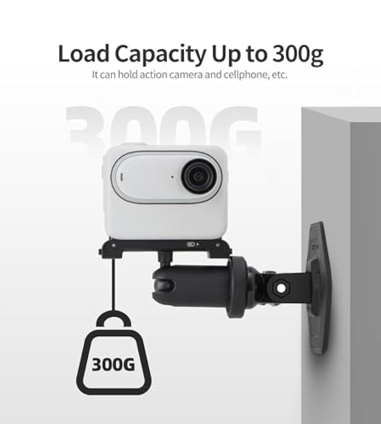 Fututech Base Flexible pour Caméras d´action Support pour GoPro Connecteur pour DJI Osmo Action Pocket Adaptateur pour Insta360 Accessoire R6BejNDm
