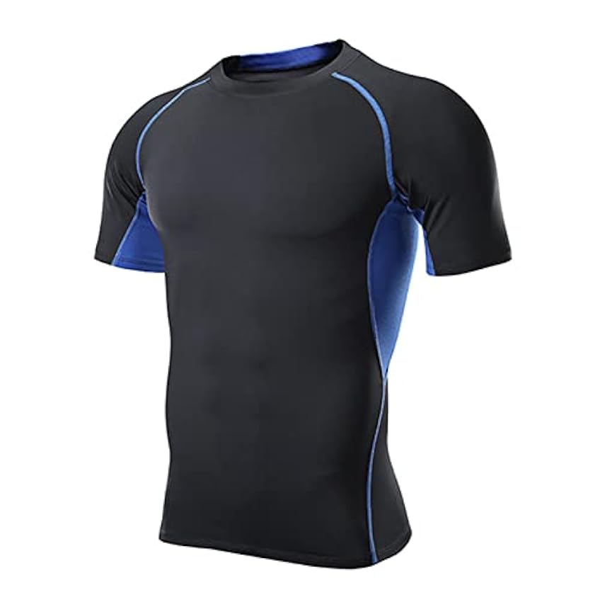 T-Shirt de Sport pour Homme, Tee Shirt pour Fitness Respirant et Séchage Rapide Athlétique Hauts à Manches Courtes de Entraînement Marathon Courir Gym 4wPwjwPz
