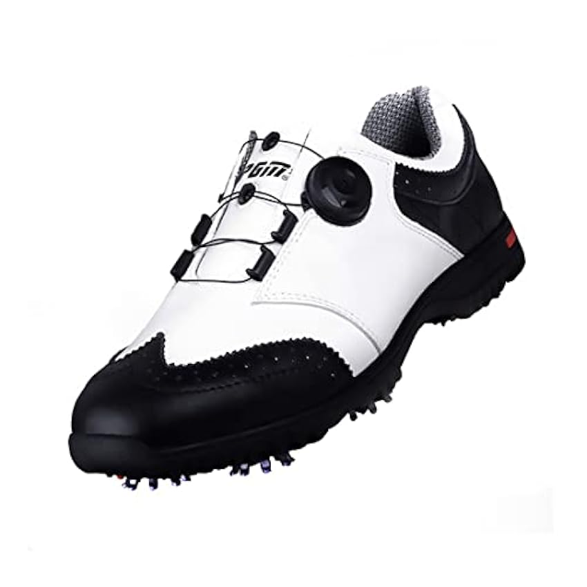 Hommes Golf Shoes Slip sur Spiked Golf Trainers Non Sli