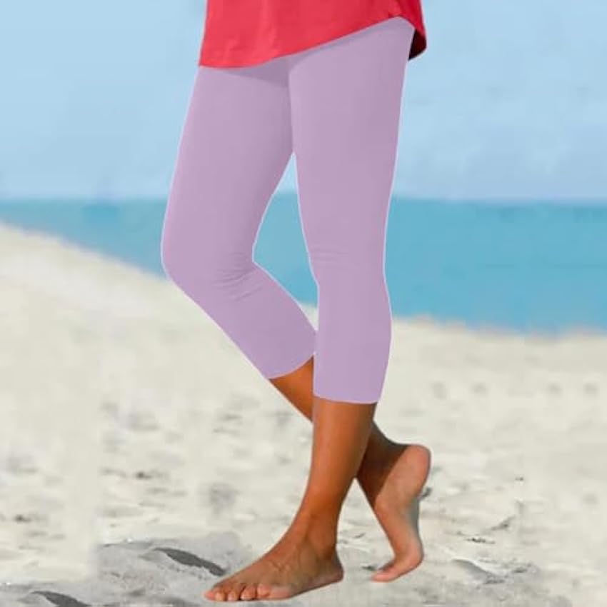 Generisch Pantalon de yoga stretch pour femme - Décontracté - Pantalon skinny - Léger - Taille haute - Coupe ajustée - Pantalon de loisirs élégant - Confortable - Respirant - Taille haute - Yoga - Jrn58MFK