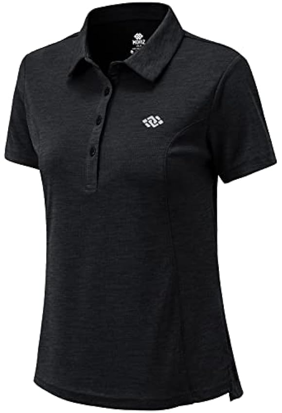 MoFiz Femme Polo Shirt de Sport à Manches Courtes été Protection Solaire T-Shirt Golf Tennis Tops aL8bL1Cd