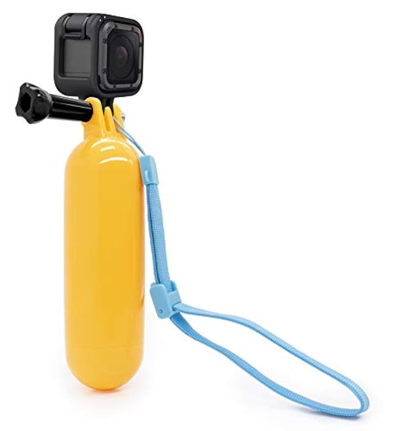 MyGadget Poignée Flottante Waterproof pour Caméra d´action - Hand Grip Plongée - Perche Compatible avec GoPro Hero 10 9 8 7 Xiaomi Yi Insta360 Ag83tx1a