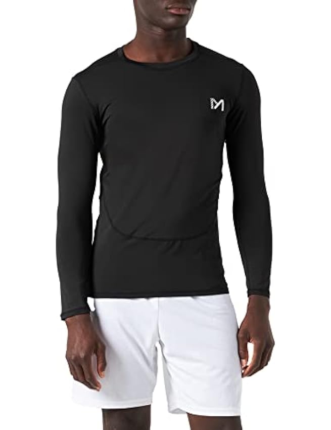 MEETYOO Tee Shirt Compression Homme Manche Longue, Baselayer Maillot Running Vetement Fitness pour Sports Jogging Musculation sp2loKrp