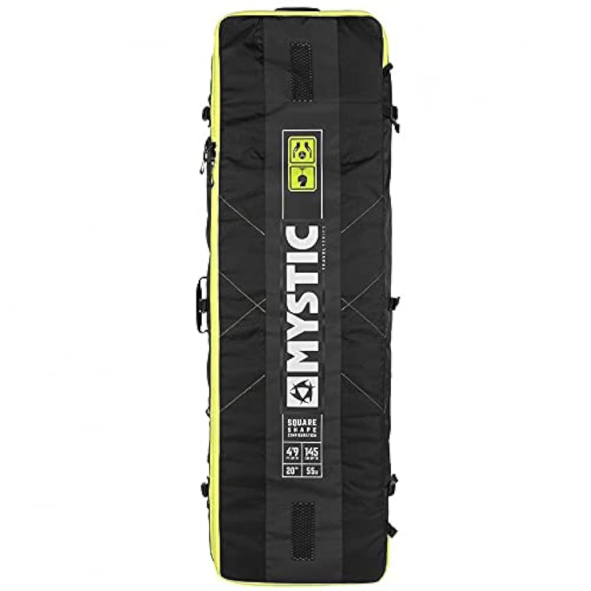 Mystic Boardbag Kitesurf Elevate Lightweight Square 900 Black tJmmeW3Z