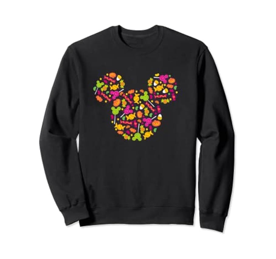 Disney Mickey Mouse Icon Candy Halloween Sweatshirt RbMXPMbA