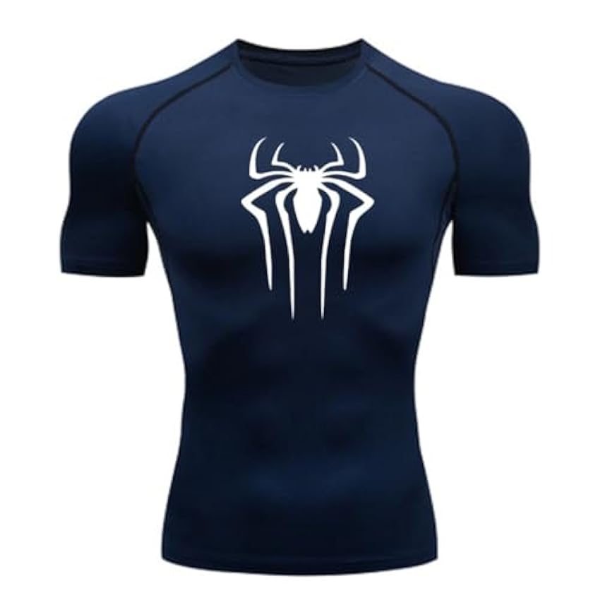 MIDUNU T-Shirt à Manches Courtes Spider pour Hommes Res