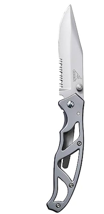 Gerber Couteau de poche pliant à lame crantée, Paraframe I, Longueur de Lame : 7,6 cm, Acier inoxydable, 1027832 NA2CcqWV