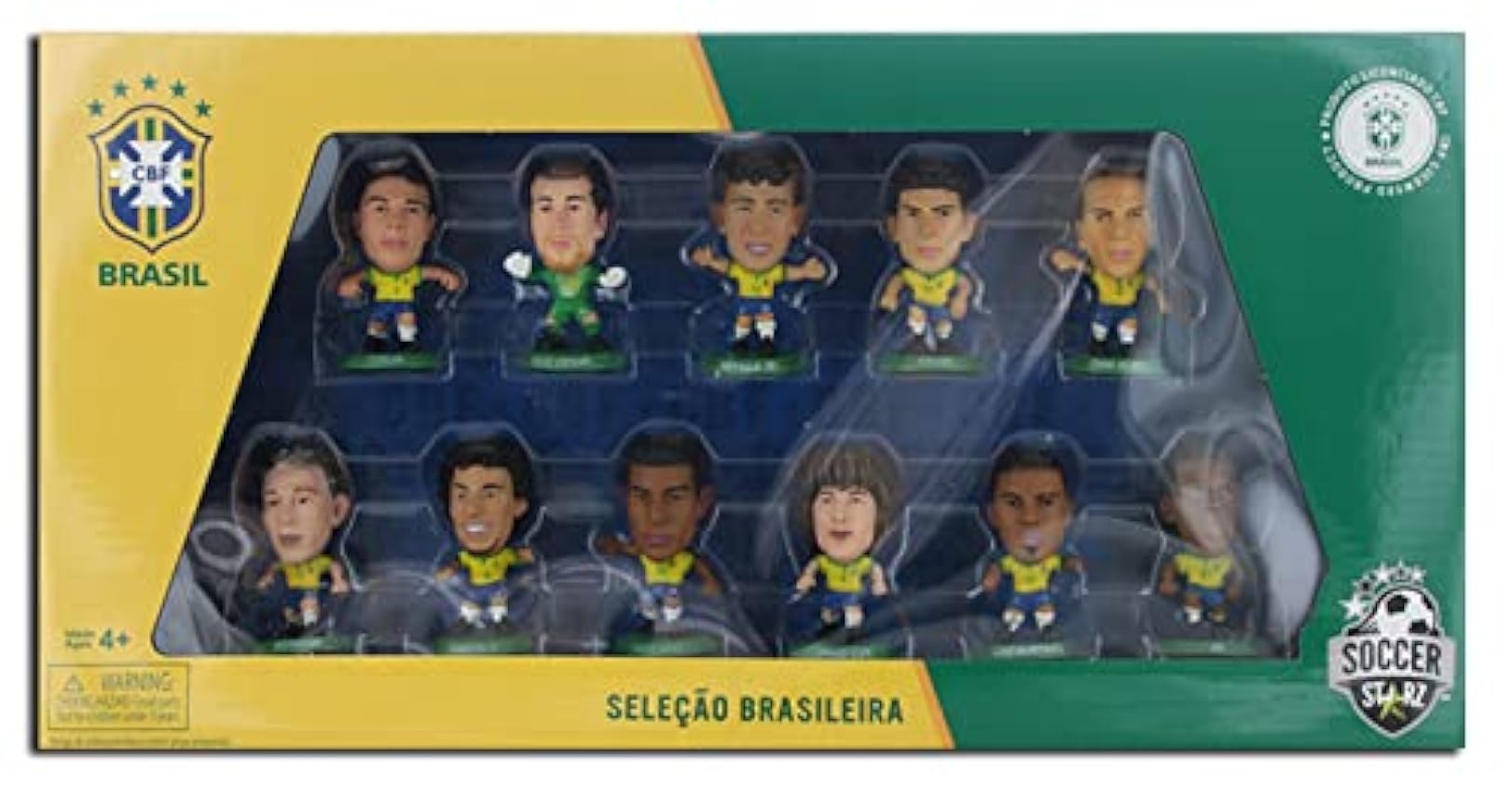 SoccerStarz - 202561 - Figurine - Sport - Pack De 11 Figurines Officielles De L´équipe De Brésil cFyRFMEZ