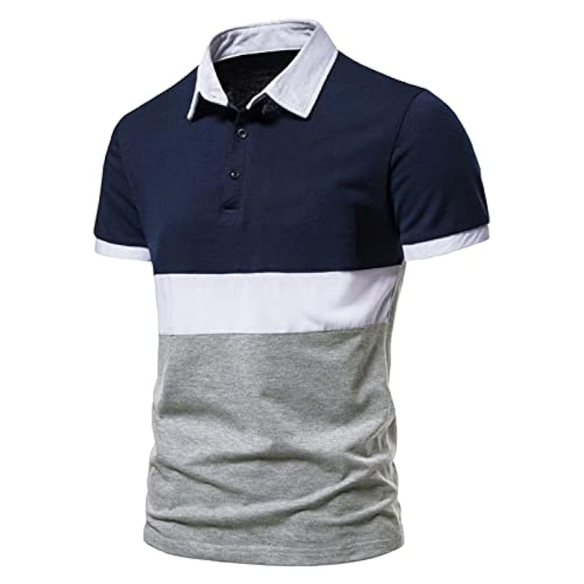 LAOSU Polo Homme Manches Courtes Grande Taille Streetwe