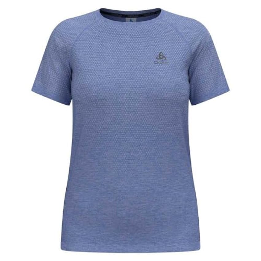 ODLO Essentials T-Shirt de Course sans Coutures, Bleu, 