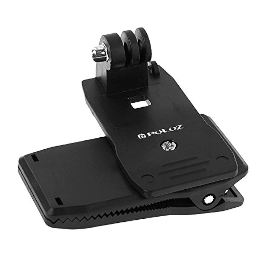 PULUZ 360 Degree Rotating Backpack Hat Rec-mounts Quick Release Clamp Mount for GoPro HERO5 /4 /3+ /3 /2 /1 /+LCD IVayj9rx