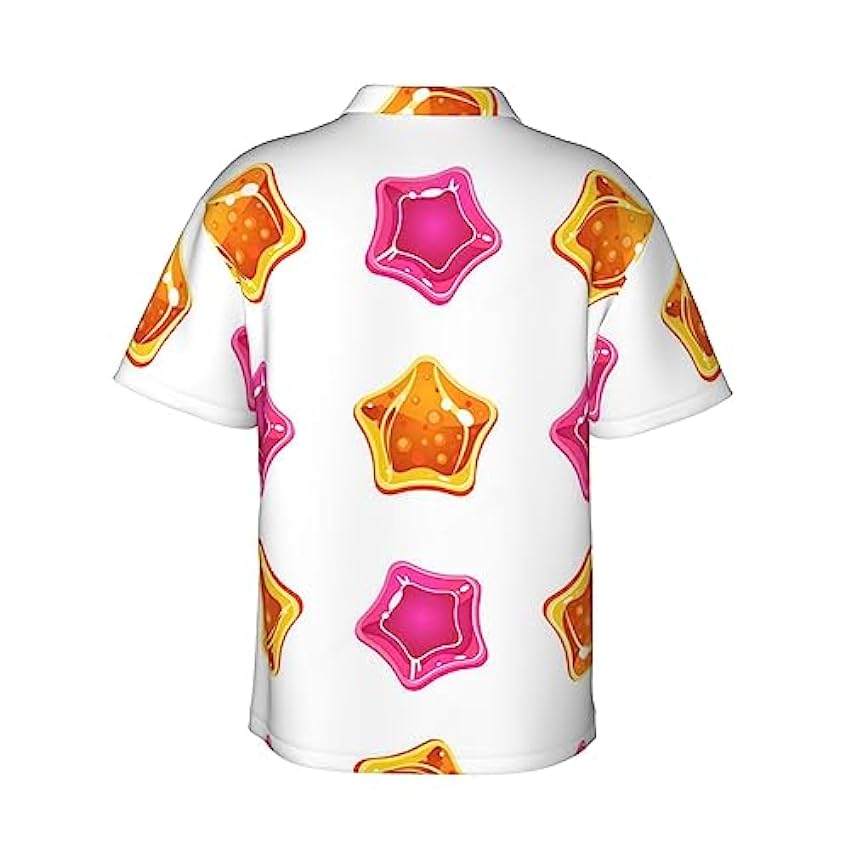 Chemise hawaïenne à manches courtes pour homme - T-shirt d´été décontracté boutonné à manches courtes - Chemise de plage - Vêtements de vacances Aloha iVSwQ5bf