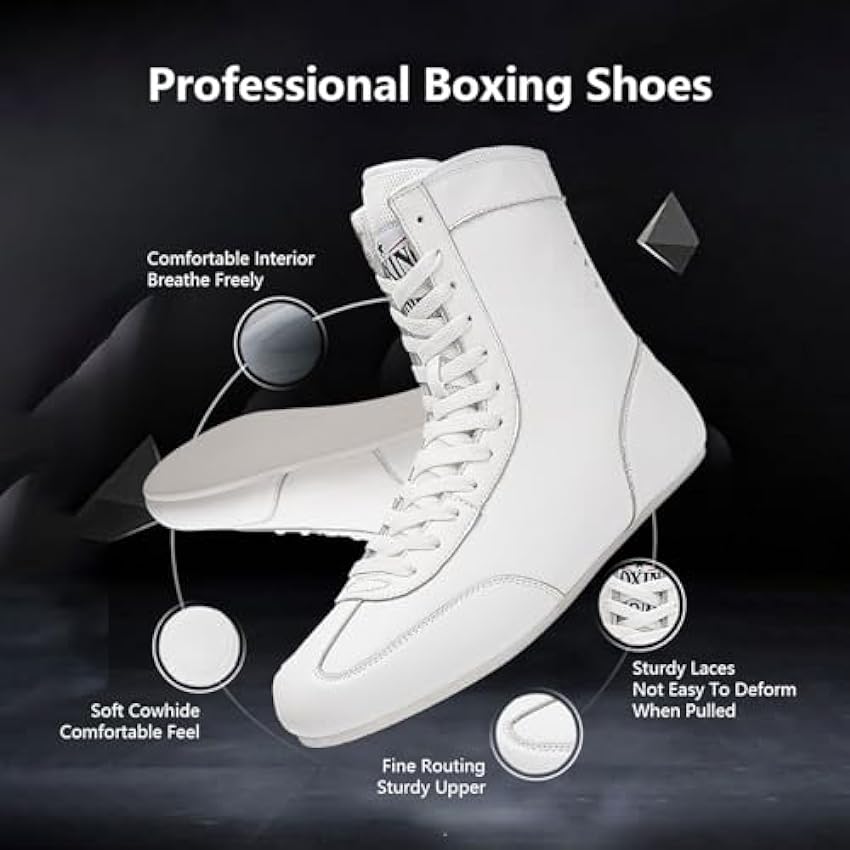 Chaussures De Boxe Respirantes Wrestling Shoes Chaussures De Karaté pour Arts Martiaux-Taekwondo Mixte AntidéRapantes LéGèRes pour Hommes Femmes Jeunes Enfants Taekwondo 2CfbGOnS