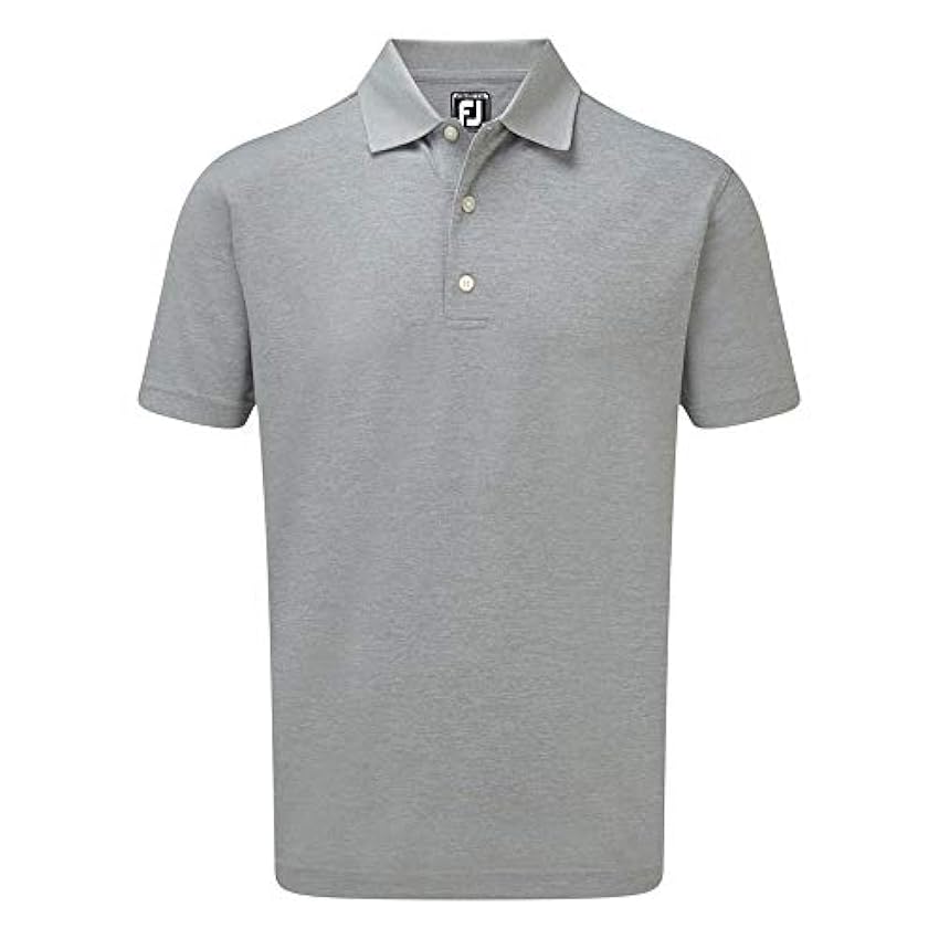 FootJoy Stretch Pique Solid Rib Knit Collar Polo Homme 
