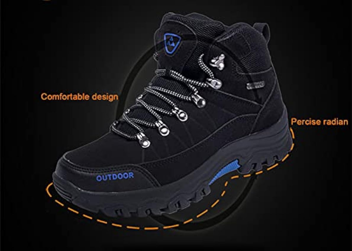 Fafazhu Chaussures de Randonnée Homme Imperméables Bottes de Trekking Extérieure Chaussures de Montagne de Marche Antidérapantes Des chaussures d´hiver Sports E7vyeRZb