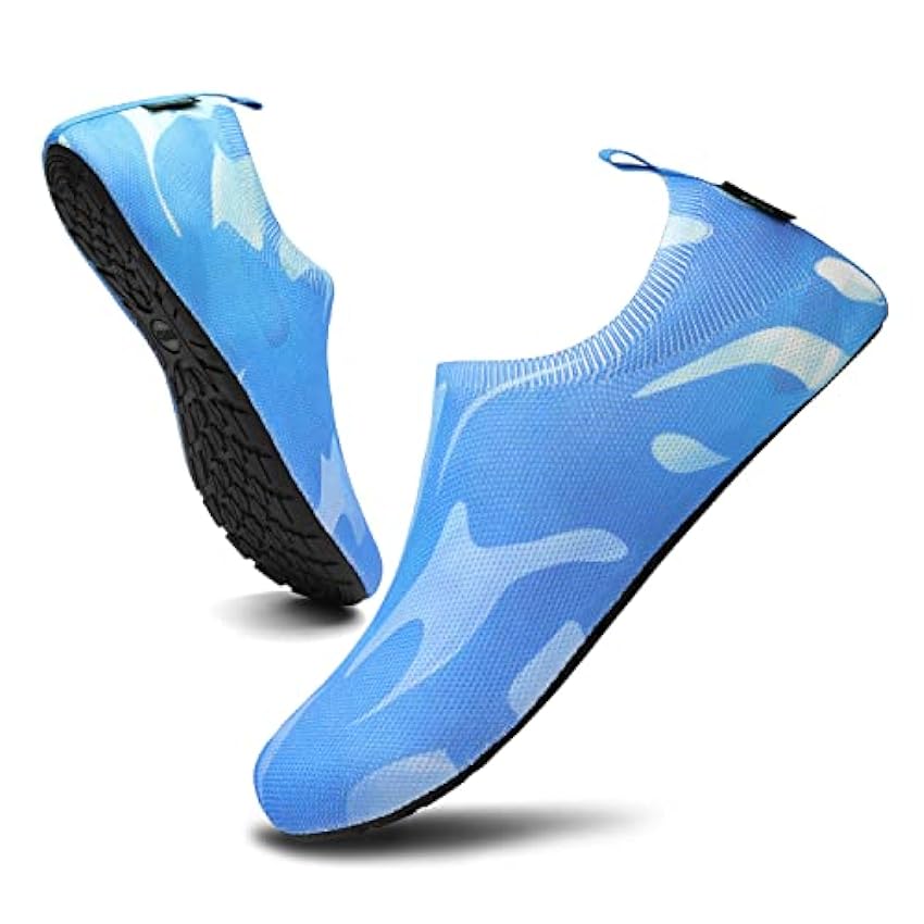 SAGUARO Chaussures Aquatiques Sport Femme Chaussures d´eau Homme Chaussures de Plage Unisexe ieds Nus Shoes pour Séchage Rapide Respirant Yoga Chaussettes GR.37-47 EU ZwjoDnjW