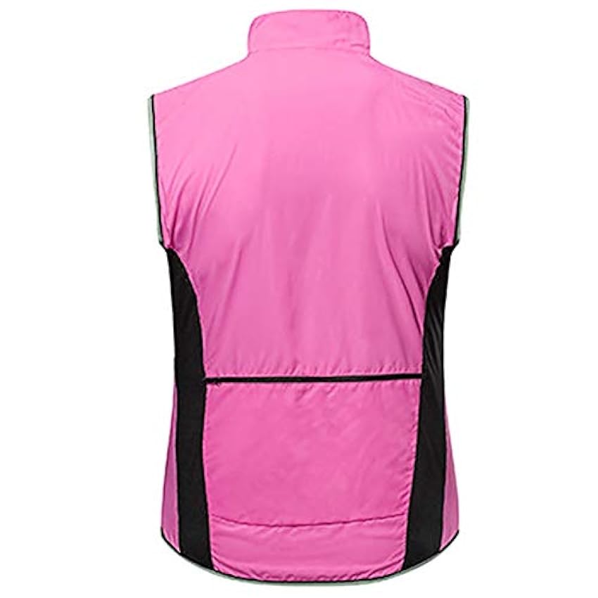 Gilet Cyclisme Étanche Coupe-Vent Gilet VTT Réfléchissant pour Femmes Veste D´équitation (Color : Pink, Size : L) ecnrAb9Q