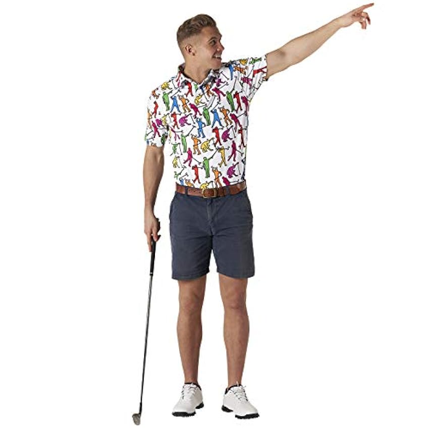 Royal & Awesome Polo de Golf pour Homme, Hauts de Golf pour Homme, Chemises de Golf pour Homme, Polos de Golf pour Homme 3IPxljYB