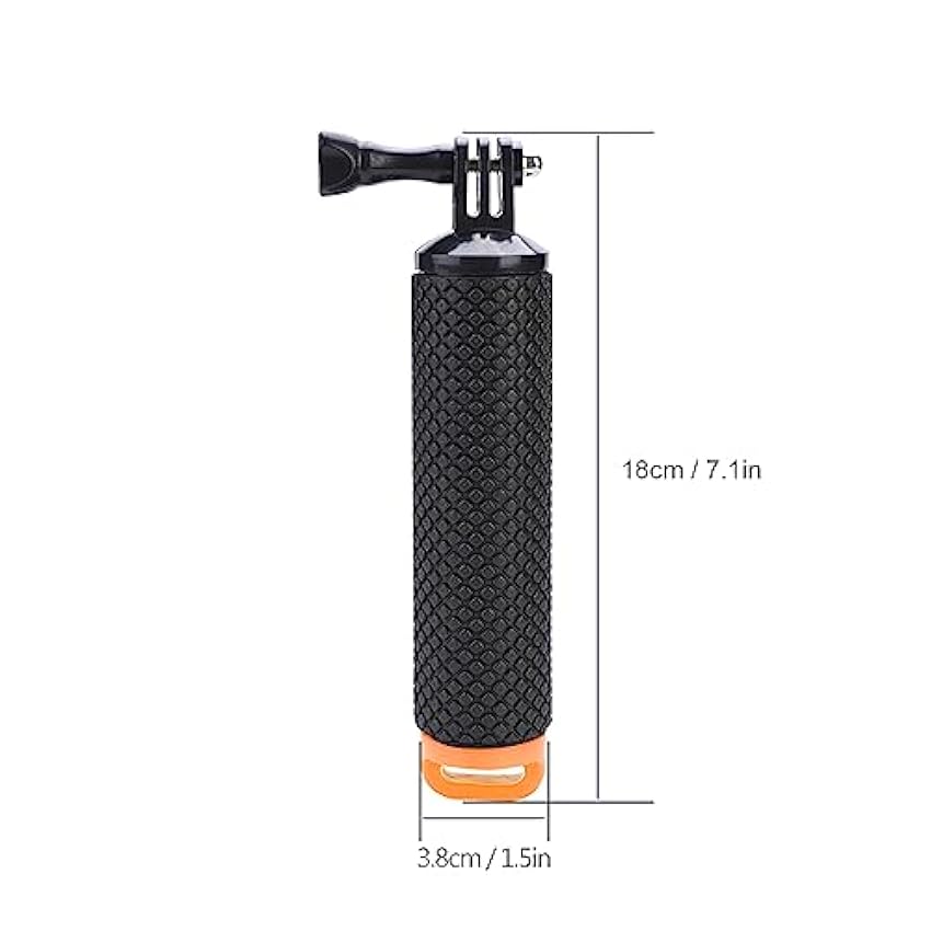 Camera Grip Bobber, Action Camera Hand Grip Design Ergonomique Haute Stabilité Multifonction pour Appareil Photo(Orange) rQ4Vg3Ad