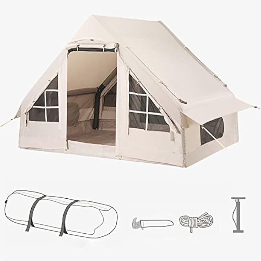 Grande Tente Gonflable pour Camping étanche 4-6 Personn
