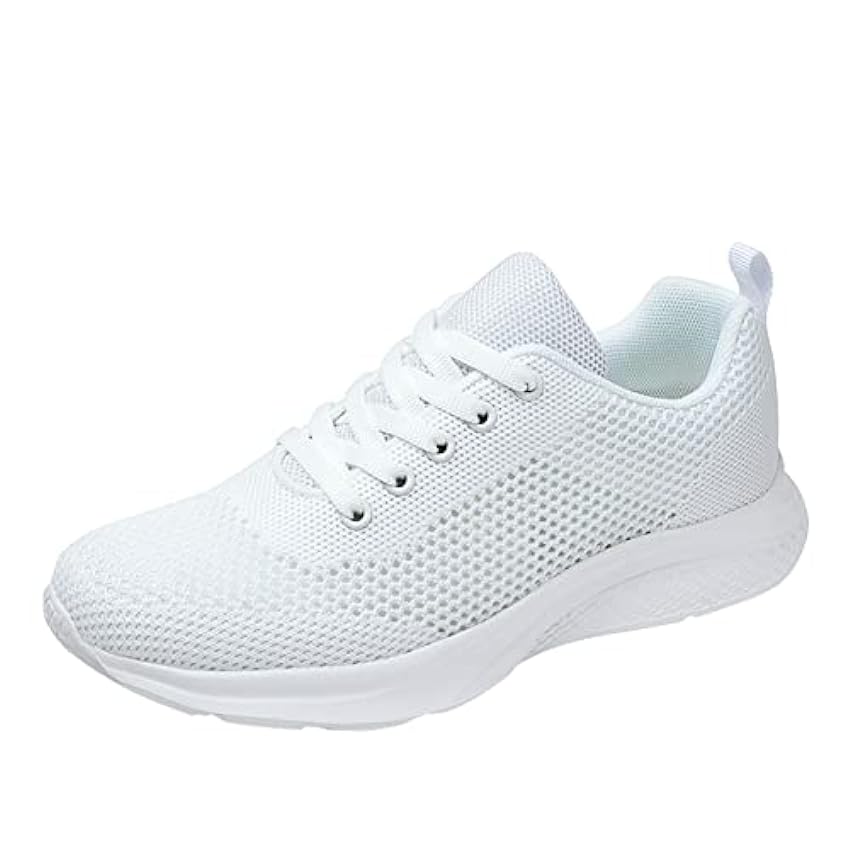 550 Chaussures de Sport Course Femme Noir Sports Lacets-Up Chaussures Mode Outdoor Femmes Respirantes Chaussures Runing Mesh Sport Travail Casual Fitness Gym Sneakers r7kfwxeW