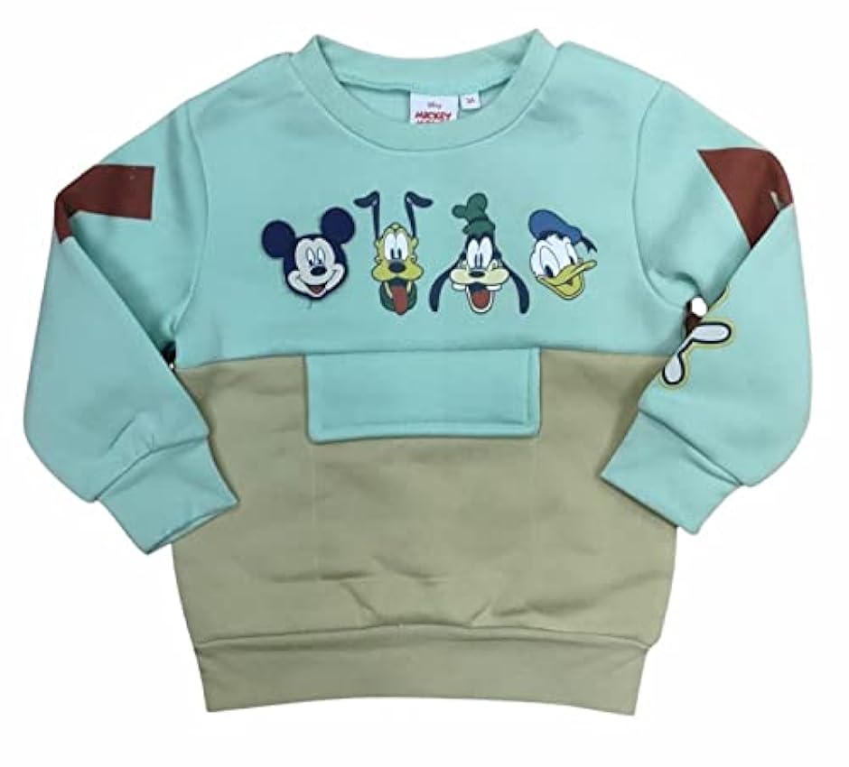 Sweat-shirt Turquoise Mickey Mouse Disney 8 ans, bleu, 8 ans 3kXr35GY