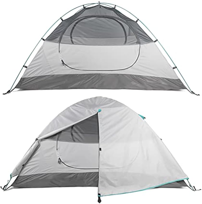 FE Active Camping Tente 2 Personnes - Tente 4 Saisons 1-2 Places de Haute Qualité Imperméable Indéchirable Double-Toit avec Armature Aluminium pour Camping et Randonnée | Conçue en Californie, USA IFW7tXtE