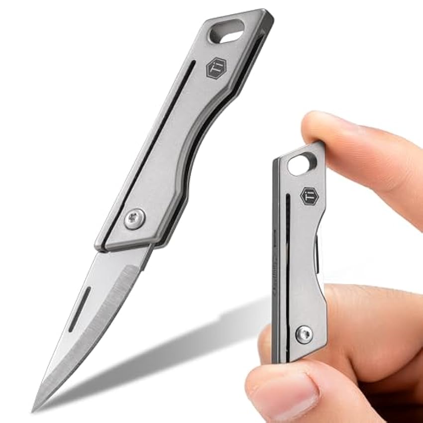 KeyUnity KK06 Mini couteau de poche EDC, petit couteau 