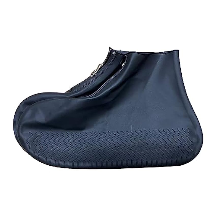 CAOQAO Housse de chaussures de pluie épaisse, imperméable, antidérapante en silicone et housse de chaussures de pluie portable et antidérapante pour femme Rnx2MwFw