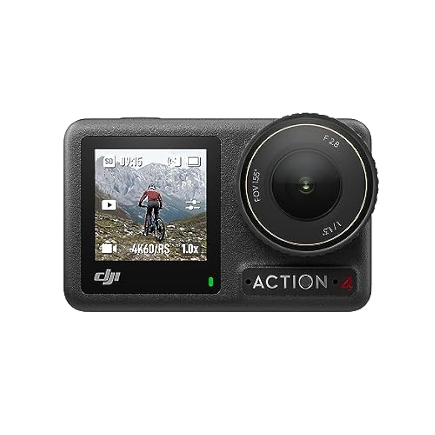 DJI Bundle Osmo Action 4 Standard - Caméra d’Action étanche 4K/120 IPS avec capteur 1/1,3 Pouce, des Images saisissantes en Basse lumière, des Couleurs D-Log M 10 Bits, Batterie 1 770 mAh prolongée hlyKoNAm