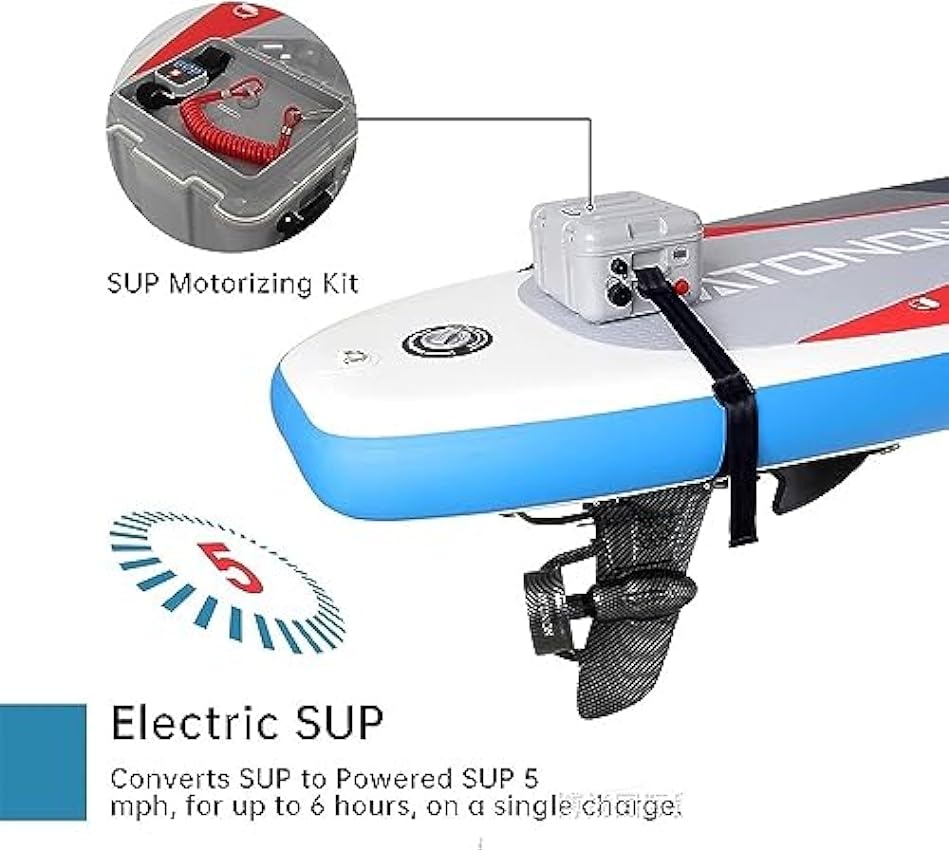 Aileron motorisé électrique de planche de surf 24 V, planche de surf électrique à propulseur, aileron électrique SUP sous l´eau, trois vitesses, équipé d´une télécommande, la vitesse maximale est de 7 nO6QAzMd