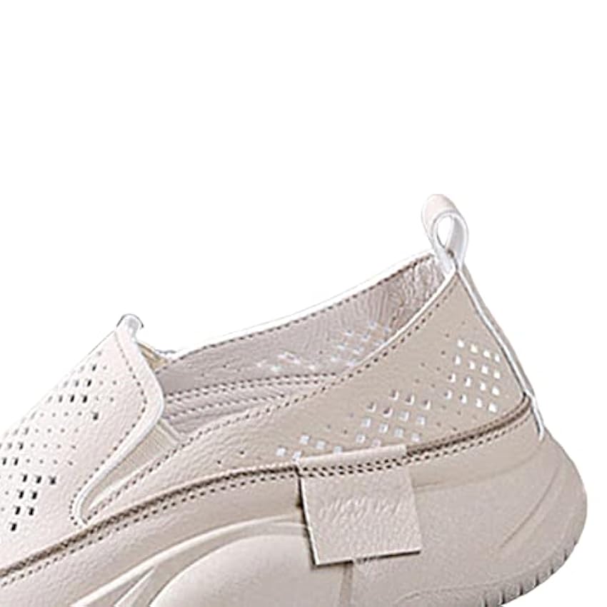 F Fityle Chaussures décontractées pour Femmes Baskets Baskets antidérapantes légères Chaussures de Sport Chaussures de Sport Chaussures à Plateforme pour Le, Beige, 38 a06vnpyA
