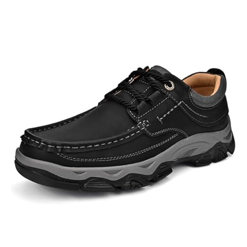 AEHO Chaussures orthopédiques Homme flâneurs Chaussures à Enfiler Chaussures en Cuir pour Hommes Confortable Léger Outdoor Randonnée Trekking Chaussures A3udaGs1